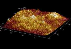 AFM Atomic Force Microscopy Nail polish surface analysis